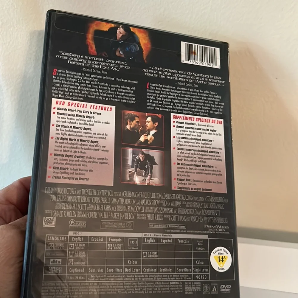 4/$20 MINORITY REPORT dvd - Picture 3 of 4